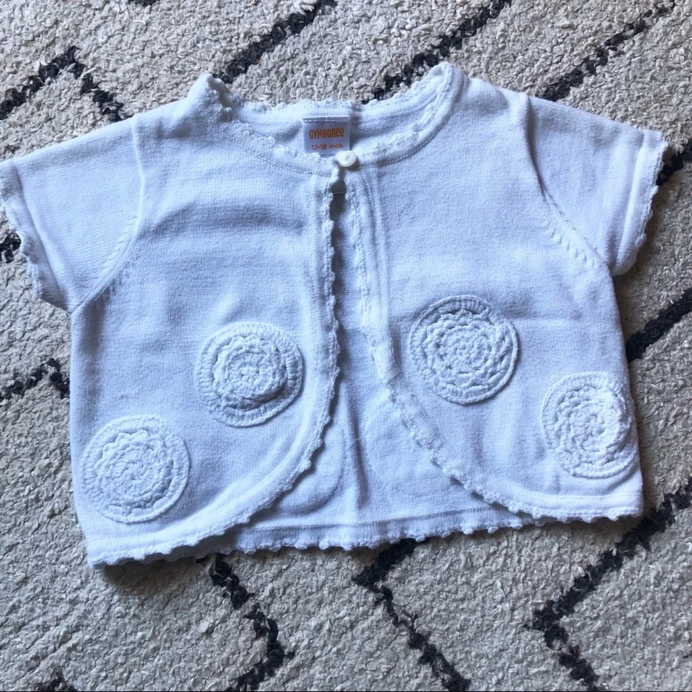 Gymboree crop cardigan